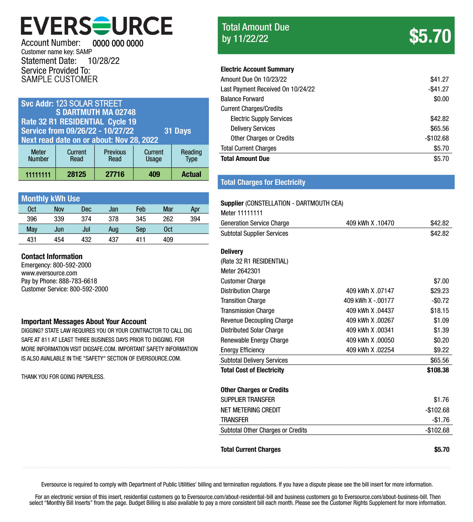 How to Find Solar Bill Credits on your Utility Bill - Clearway ...